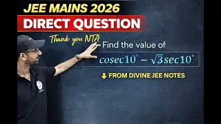 Direct Question Came in JEE Main 2026 😱#jeemains2026