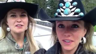 Miss Rodeo Colorado and Miss Rodeo Canada Visit the Banff Springs Hotel
