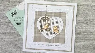 Простая открытка ко Дню святого Валентина/годовщине #Craftaddictionuk #Купон Susan5