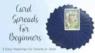 Card Spreads For Beginners | 3 Easy Readings 🔮