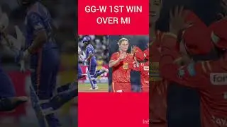 #gg-w have 1st win over mi-w by 11 runs#gg-w 167/4#mi-w 156/7#short