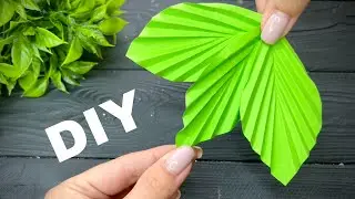 Paper Leaves Tutorial Paper Leaf Making DIY Paper Craft