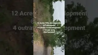 Tukkuguda : 12 Acres Villa development land in tukkuguda ORR