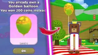 super bear adventure gameplay walkthrough | golden lootbox opening 🤯 golden balloon level 4