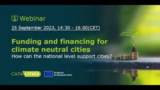 Webinar: Funding and financing for climate neutral cities: How can the national level support cities