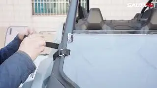 Installation of SAUTVS Front Half Windshield for Polaris RZR PRO XP RZR PRO R RZR PRO S 2025+ 