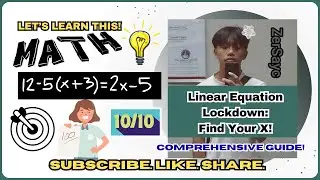 Linear Equation Lockdown: Find Your X!