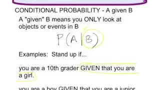 2.5 Conditional Probability with Tables