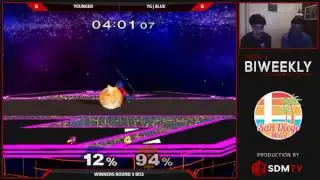 SDSU Biweekly 65 - Younger (Falco) vs. TG | Blue (Puff) - SSBM WR3 - Smash Melee