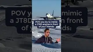 Imitating the JT8D Engine In Front of Your Friends | Nailed it?