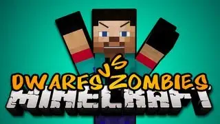 NEW Minecraft: DWARFS VS ZOMBIES SERVER MINIGAME w/NoahCraftFTW