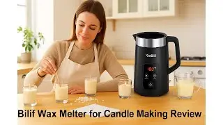 🕯️🔥 IeBilif Wax Melter for Candle Making Review 🔥🕯️