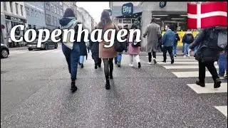 Copenhagen, Denmark , Virtual Walking Tour in 4K, March 2025