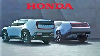Honda 0 Saloon & 0 SUV - CES 2025 - interior, exterior details