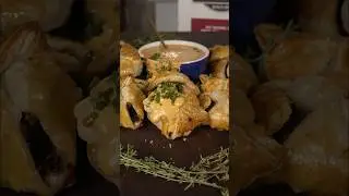 Mini Beef Wellington Bites Appetizer Recipe With Omaha Steaks Filet Mignon @foodwithbearhands