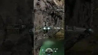 When you warp through somthing in EVE Online...