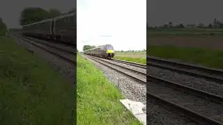 EMR Class 222 Meridian - 222104 working Melton to Derby Etches Park 19/5/2023