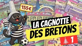 🍀 Mission Grattage : LA CAGNOTTE DES BRETONS DE LA FIN D'ANNÉE - ÉPISODE 1 POUR 155 € ! 🤍🖤