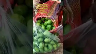 Green mango 🥭🥭 chinna Rasaalu today hyderabad vegetable market #youtubeshorts #viralreels