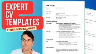 2 Expert CV Templates (+ FREE download links - from a Cambridge University Careers Pro)