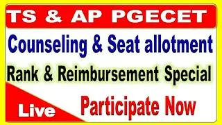TS & AP PGECET 2020Counseling, Fee Reimbursement & Colleges Update by SRINIVASMech