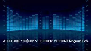 Where Are You(Happy birthday version) - Magnum Box