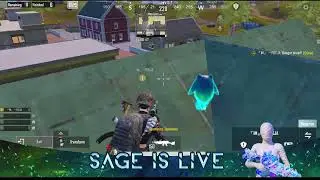#BGMI, with squad, SAGE is LIVE..........