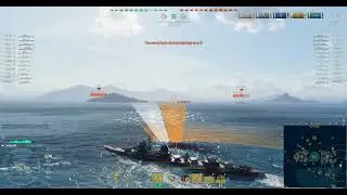 World Of Warships Random Battle Gameplay With HAYATE
