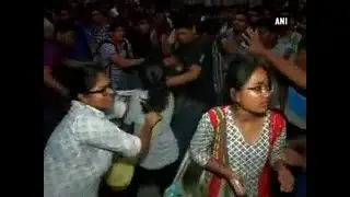 Jadavpur University students protest against 'anti-national' activity in JNU