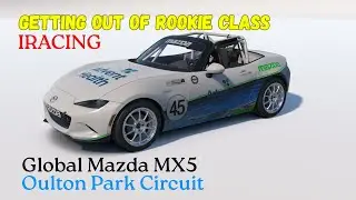 Getting out of Rookie class Global Mazda MX-5 cup IRACING sport cars rookies #9 PC gaming