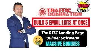 Traffic Domination Pages - Build 5 Email Lists At Once - Best Landing Page Builder - Massive Bonuses