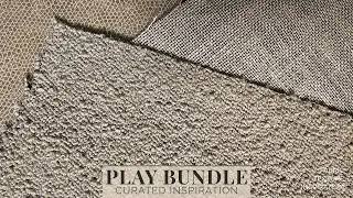 Mushroom Stone Hues Fabric Bundle  | Mixed Media, Junk Journals, Slow Stitching, Fabric Collage