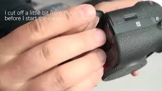 How to fix peeling rubber on sony a7s a7r a7