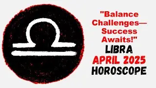 Libra April 2025 Horoscope #Libra