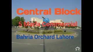 5 Marla Commercial Plot for sale central block bahria orchard Lahore, central commercial bahria