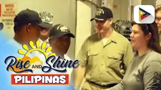 Tatlong mangingisdang Pinoy na ilang araw na-stranded sa West Philippine Sea, na-rescue ng U.S. Navy