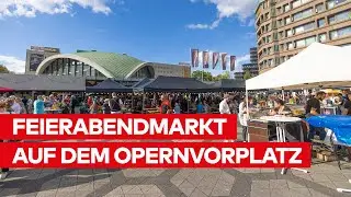 Feierabendmarkt auf dem Opernvorplatz gestartet