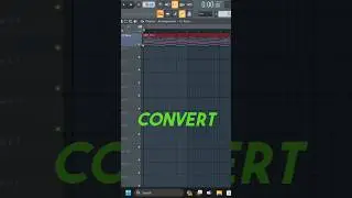 Конвертируйте любой MIDI в аудиосэмпл в FL Studio