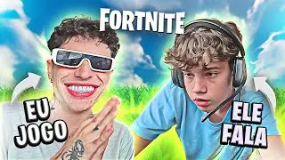 Fingi ser uma Crian&ccedil;a no Fortnite | Eu jogo, ele fala 