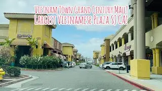 VIETNAMESE LARGEST SHOPPING PLAZA IN CALIFORNIA PARKING LOT TOUR IN SAN JOSE CA!