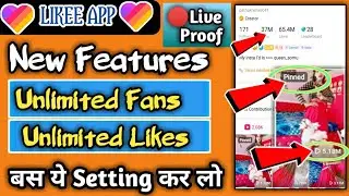 Likee App me Kisi Bhi Video Ko Pinned Kaise Kare// How To Pinned Your Best Video On likee App