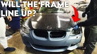 REPAIRING A WRECKED BMW: TESTING BODY PANEL ALIGNMENT
