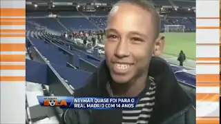 TV Bandeirantes: Neymar quase foi para o Real Madrid com 14 anos (2006)
