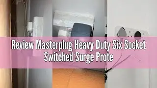Review Masterplug Heavy Duty Six Socket Switched Surge Protected Extension Lead with 2 USB Ports, 2