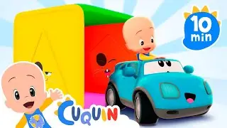 Carros e cubos mágicos de formas e mais músicas infantis | Cleo & Cuquín