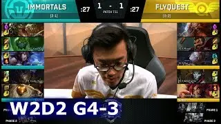 Immortals vs FlyQuest | Game 3 S7 NA LCS Summer 2017 Week 2 Day 2 | IMT vs FLY G3 W2D2