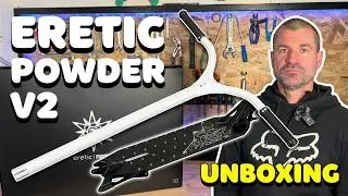 SNOWSCOOT ERETIC POWDER V2 UNBOXING #snowscoot #skatepro