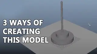 Maya for Beginners | Modeling a FLAG POST |  | Learn Maya | Arunpixart