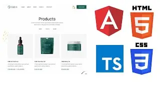 Angular Front-end - CBDX - Ecommerce Multiple Products Page - (HTML,SCSS,Typescript)