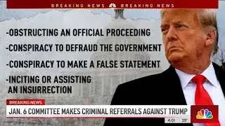 Is Trump Being Charged for the INSURRECTION? Jan. 6 Committee Makes Referrals | NBC New York